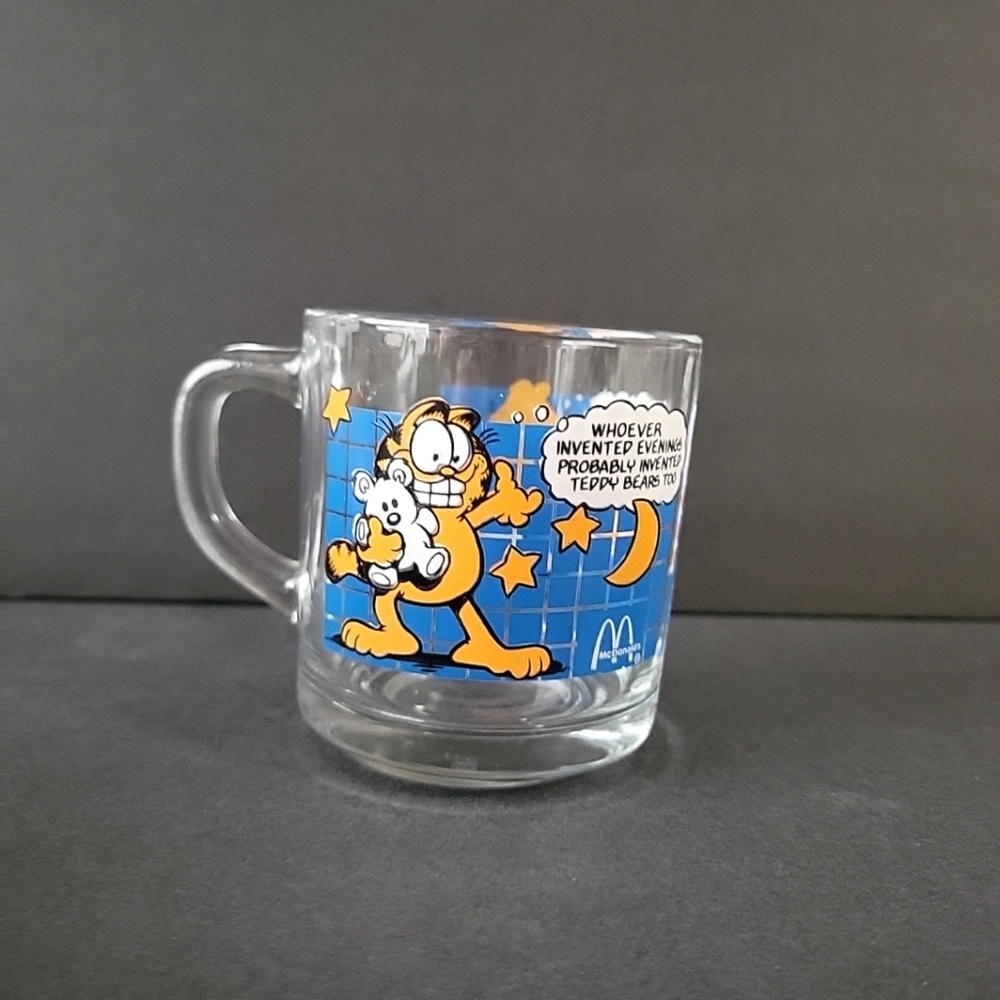 Vintage Garfield Mugs McDonald's Glasses
